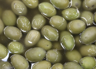 background of ripe mediterranean olives