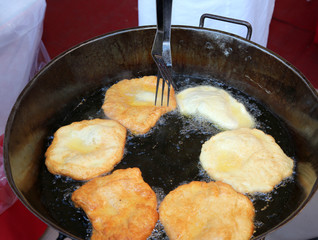 many pancake called FRITTELLE in italian language