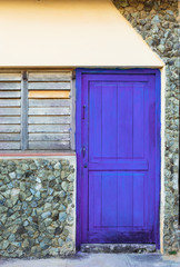 Blue Door in Cuba