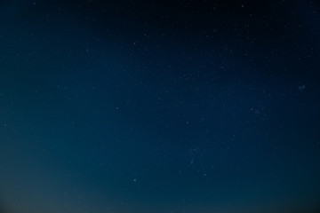 Night Starry Sky Background. Night View Of Natural Glowing Stars