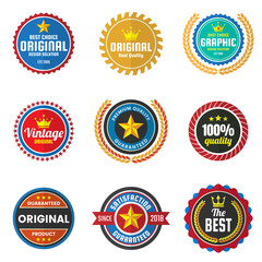 Vintage Retro Vector Logo for banner