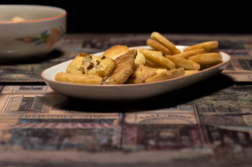cookies on plate 