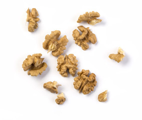 Walnuts kernel isolated