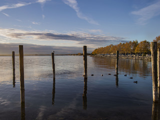 Lago di Garda all'Alba