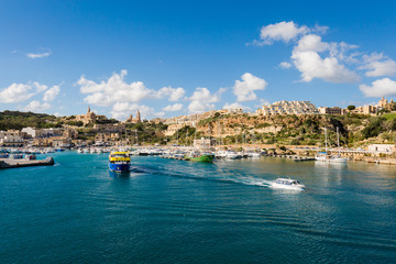 Fototapeta na wymiar Gozo island landscape of Malta