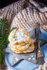 Racuchy - are yeast pancakes and traditional Polish cuisine.