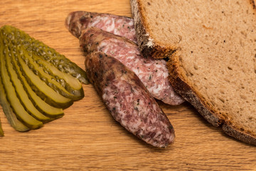 food bread sausage traditional bavaria
