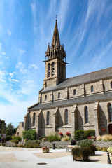 Fototapeta na wymiar Kirche in der Bretagne