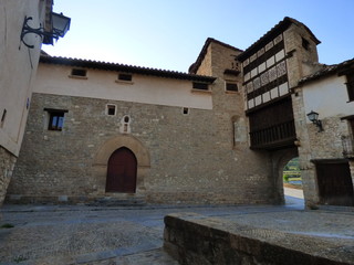 Fototapeta na wymiar Mirambel. Pueblo bonito de Teruel (España) en la comunidad autónoma de Aragón, de la comarca del Maestrazgo