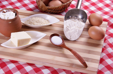 Fresh dough ingredients