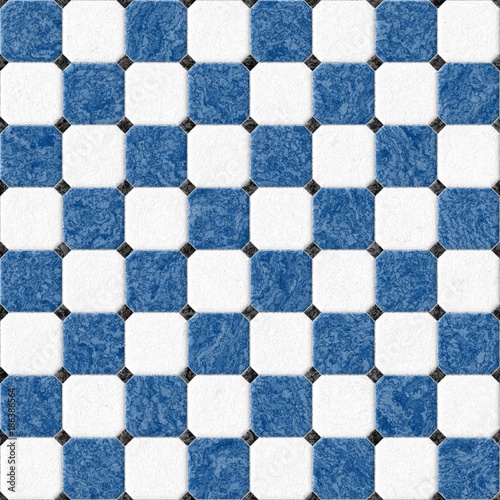Marble Square Floor Tiles With Black Rhombs Seamless Pattern Texture Marble Square Floor Tiles With Black Rhombs Seamless Pattern Texture Background Navy Blue And White Color