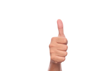 hand thumbs up.