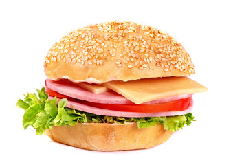 Small fresh hamburger
