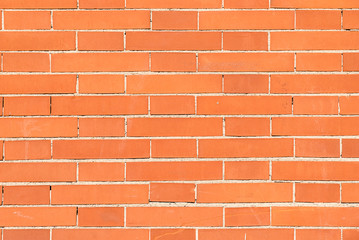 Background from an orange brickwall