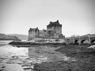 7th of February , 2017 ISLE OF SKYE, SCOTLAND - Eilan Donan Castle