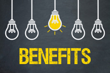 Naklejka premium Benefits