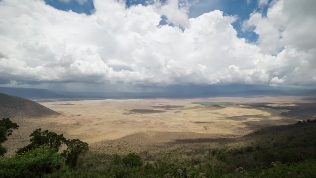 Ngorongoro Crater timelapse
