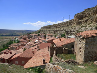 Fototapeta na wymiar Allepuz,localidad y municipio de la comarca Maestrazgo en la provincia de Teruel, en la comunidad autónoma de Aragón, España.
