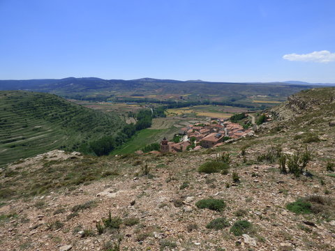 Allepuz,localidad y municipio de la comarca Maestrazgo en la provincia de Teruel, en la comunidad autónoma de Aragón, España.