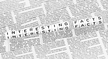 Obraz premium Interesting facts