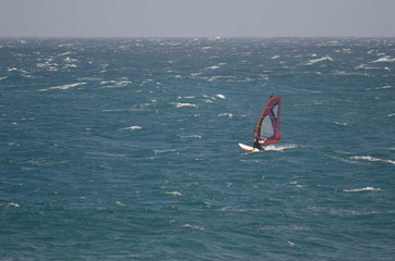 Windsurfer. Arinaga. Aguimes. Gran Canaria. Canary Islands. Spain.