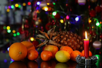 Christmas / Beautiful Christmas and New Years scene