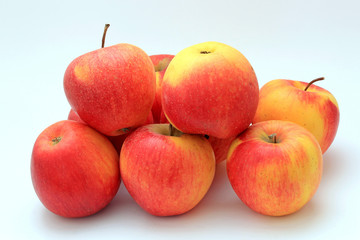 still life from ripe tasty apples