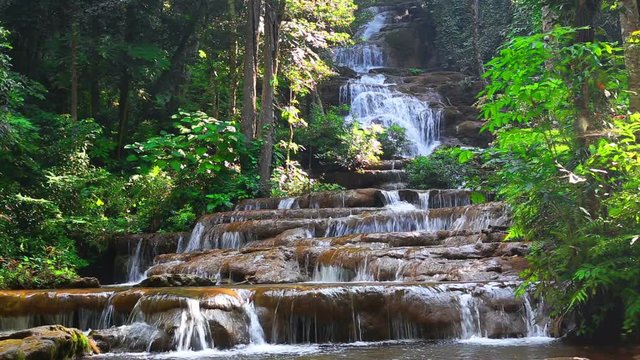 Pha Chareon Waterfall, Tak province, Thailand.