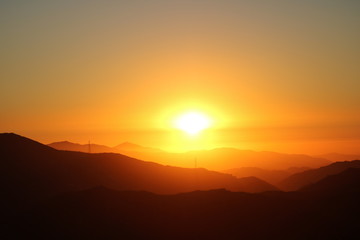 mountain range