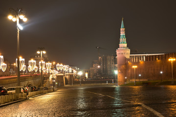 Fototapeta na wymiar Moscow. Vasilievsky Slope square