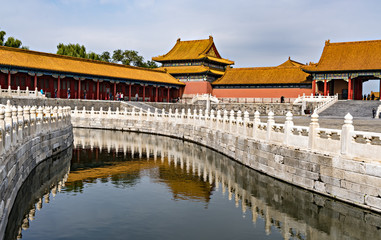 Fototapeta na wymiar Forbidden City Moat
