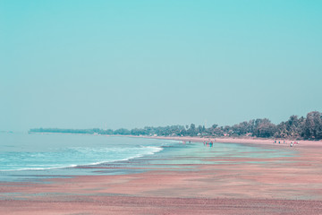 Serene Beach between Gujarat and Maharashtra - 186415966