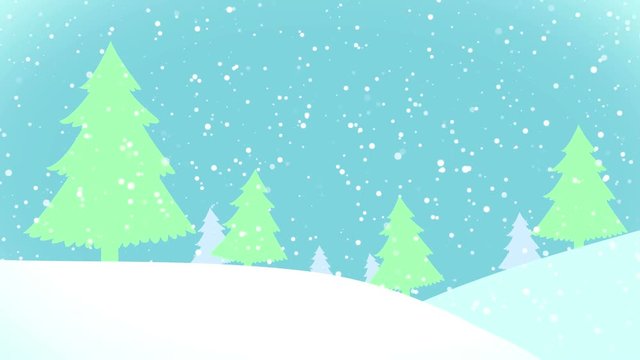 Abstract bright snowscape background for christmas and winter