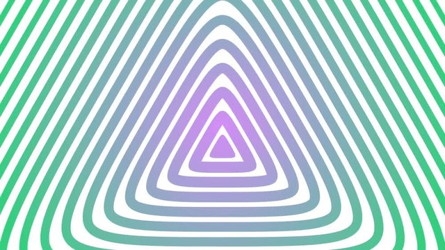 geometric rounded triangles seamless loop
