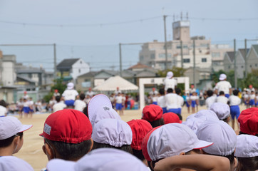 運動会の風景