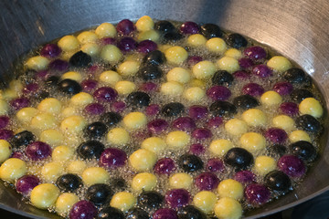 Thai fried sweet potato balls