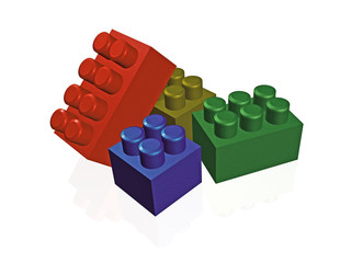 Obraz premium Meccano items