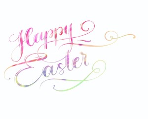 Frohe Ostern Schriftzug