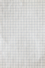 White squared paper sheet texture, can use as background