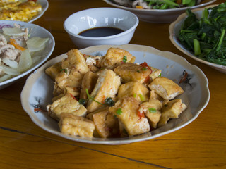 Tofu with soya - Vietnamese food