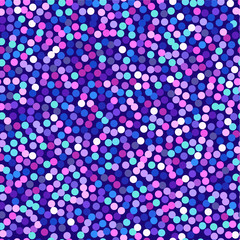 Purple, pink glitter vector background. Violet seamless pattern for vedding invitation, sale banner. Sparkling sapphire backdrop for gift, vip and birthday card.