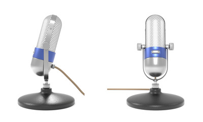 Mikrofone in zwei Ansichten