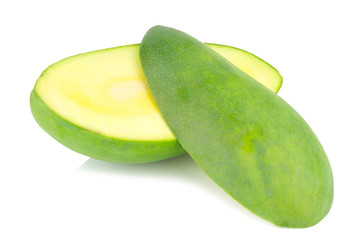 fresh mango isolated on white background