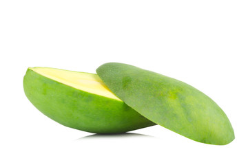 fresh mango isolated on white background