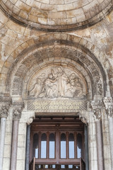 Fototapeta na wymiar Sacre Coeur Basilica at Montmartre in Paris, France
