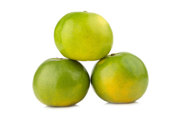 tangerine. sweet orange. on white background