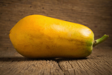 papaya fruit. old wooden. moring. sunset. art. asian