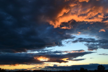 tramonto temporalesco