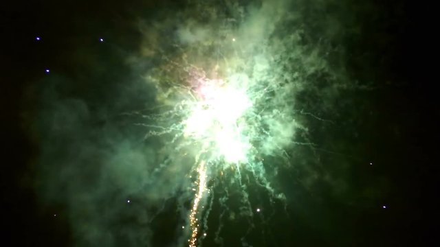 Beautiful fireworks video in celebration day. This salute can be seen at the opening of the festival , on independence day, new year and other holidays, loop