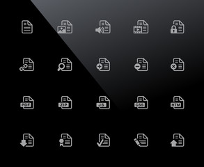 Documents Icons - Set 1 of 2 // 32px Series - Vector icons adjusted to work in a 32 pixel grid.